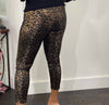 Gold Leopard Pants