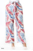 Tropical Print Capri Pants