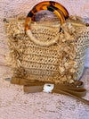 Mini Tote Straw Handbag